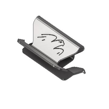 Rvs vereffeningsclip voor insert