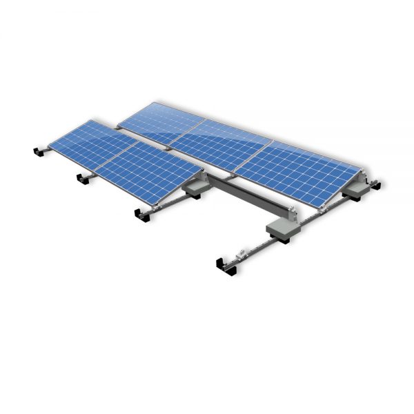 Van der Valk Producten bij Solartoday - Fotovoltage - verbindings- en bevestigingselementen - Alu voor voet ValkPro+ L15° midden
