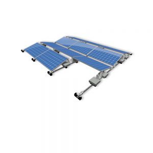 Van der Valk Producten bij Solartoday - Fotovoltage - verbindings- en bevestigingselementen - Alu achter voet ValkPro+ L15° zijkant