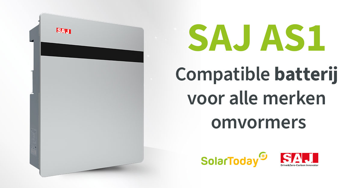 SAJ AS1 | Compatible batterij voor alle merken omvormers